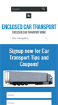 Mobile Screenshot of enclosedcartransport.net